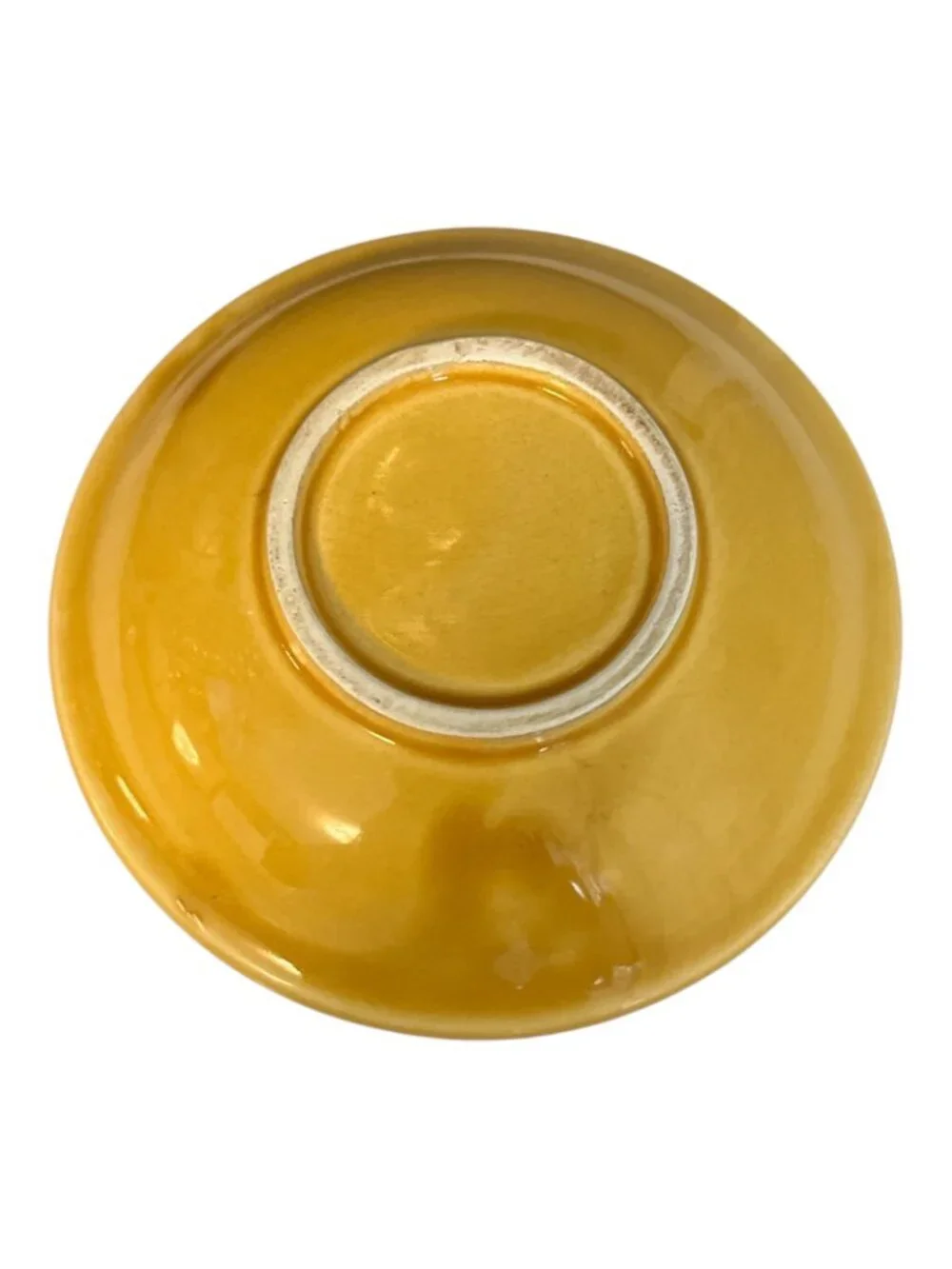 Vintage Strasburg Rail Road Yellow Ceramic Souvenir Trinket Dish Train Pennsylva